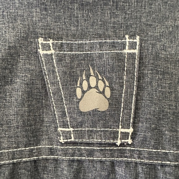 Alaskan Hardgear Shirt‎ Mens L Blue Button Up Performance Stretch Casual - Picture 7 of 9